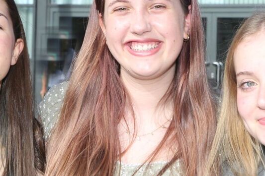 Celebrating GCSE students   Megan Gimes, Jocelyn Davies AND Miruna Boeriu   at Stanway School